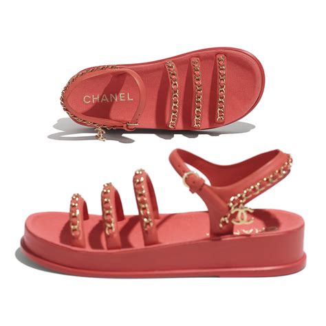 sandali chanel colr nudo pelle|sandals in Chanel.